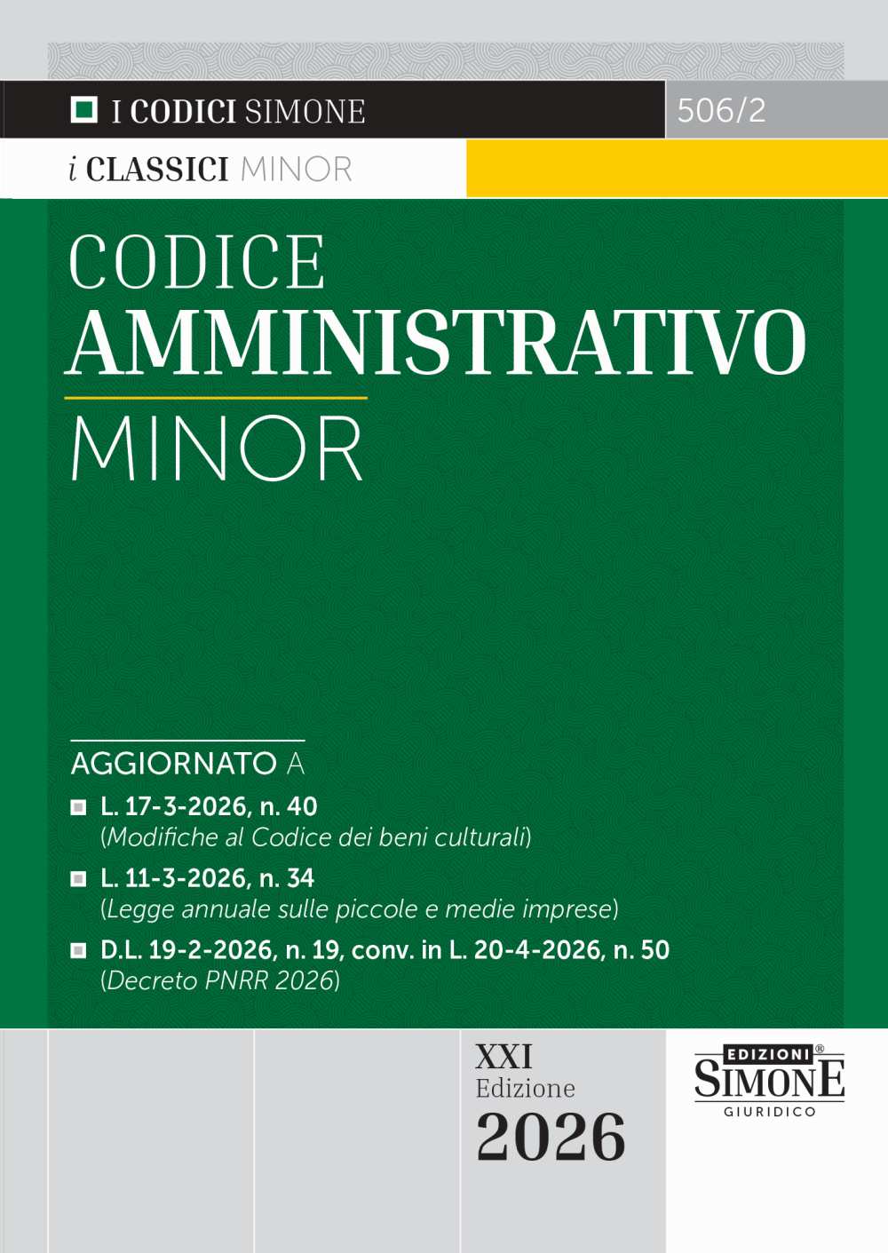 Codice Amministrativo Minor 2026