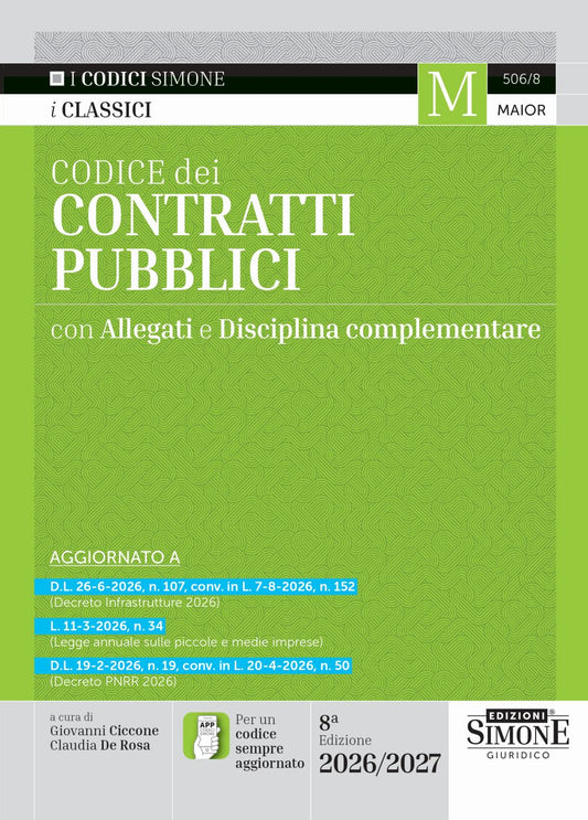 Codice dei Contratti Pubblici 2026 -