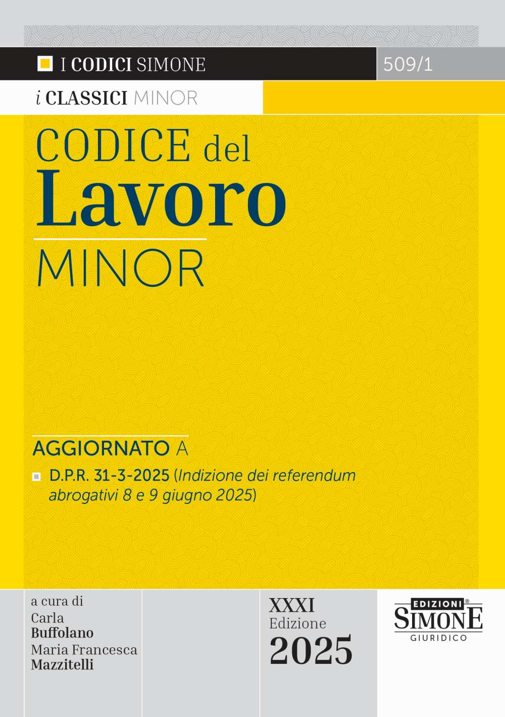 Codice del Lavoro Minor 2025