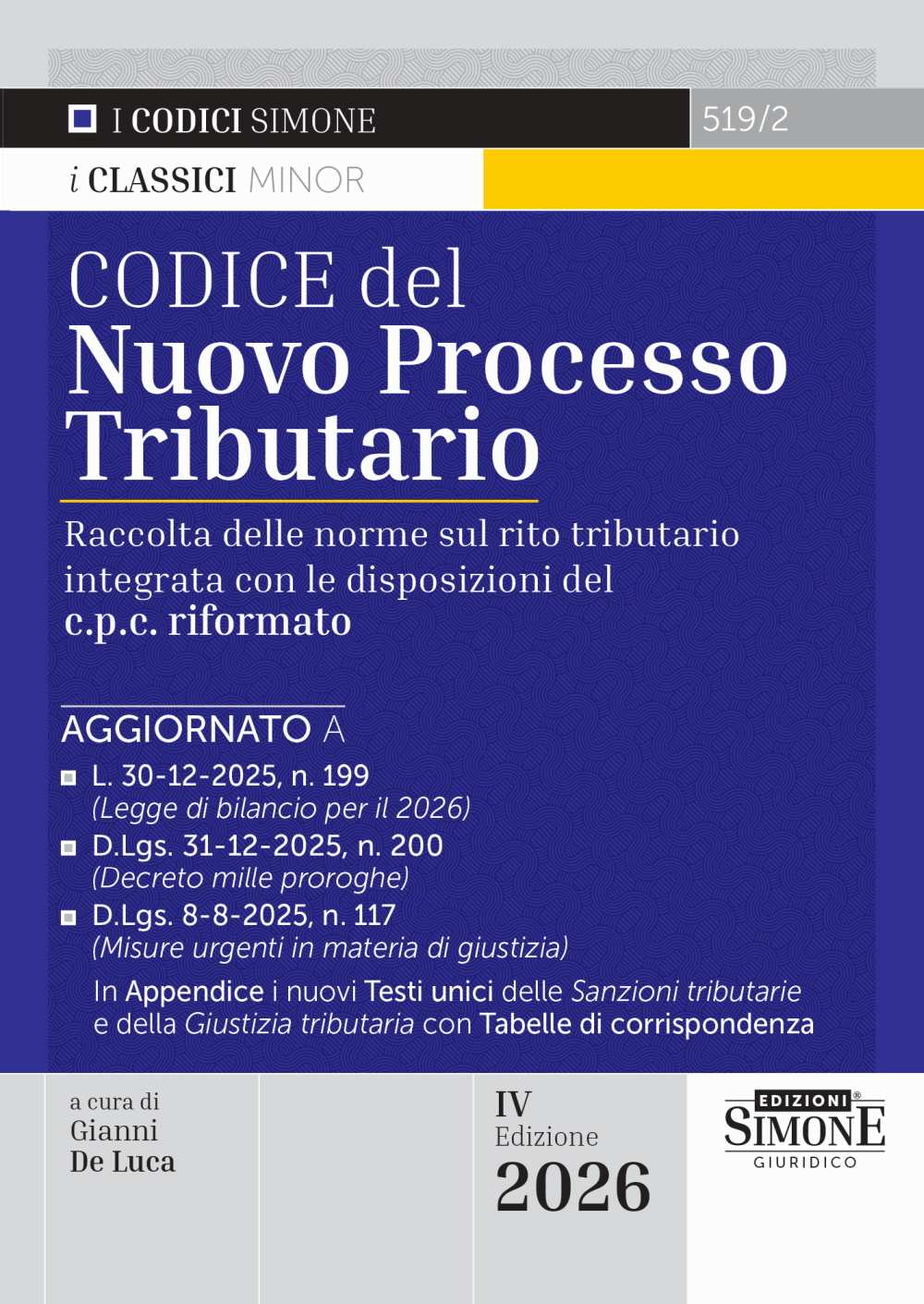Codice del Nuovo Processo Tributario - Gianni De Luca