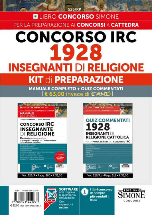 KIT di preparazione Concorso IRC 1928 Insegnanti di Religione