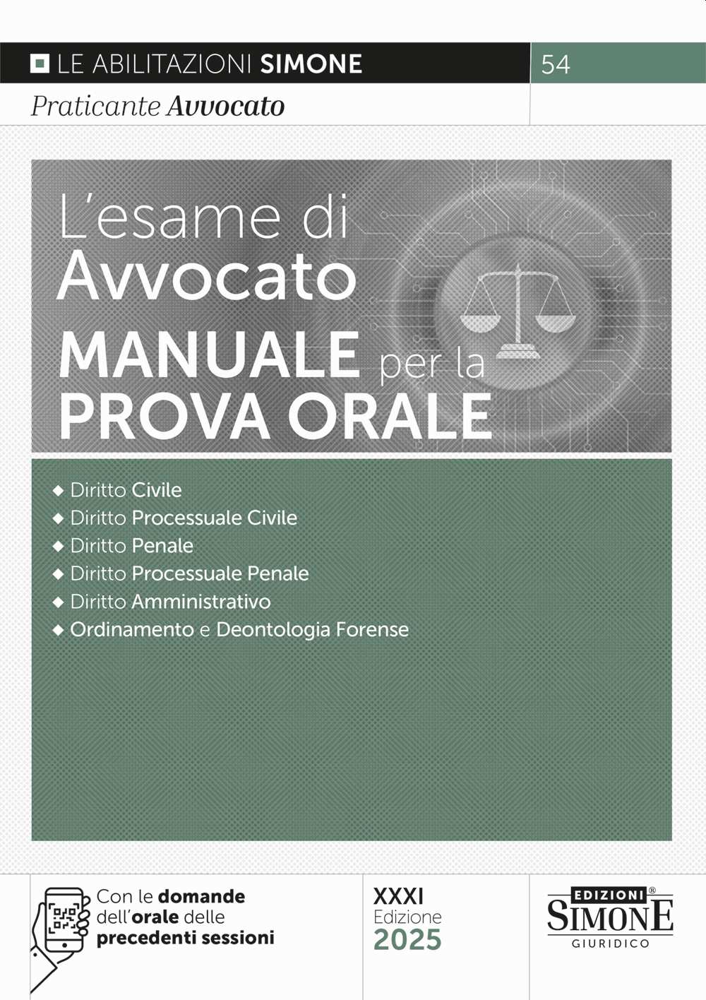 L’esame di Avvocato – Manuale per la Prova Orale 2025