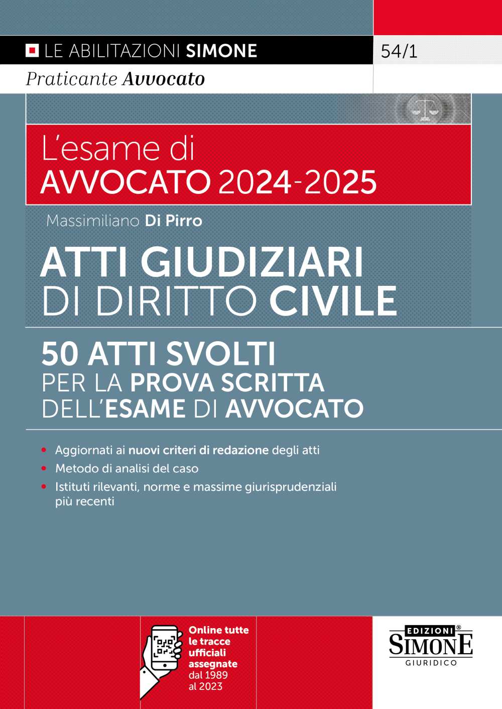 Atti Giudiziari svolti di Diritto Civile per l’esame di Avvocato 2024-2025 - Di Pirro