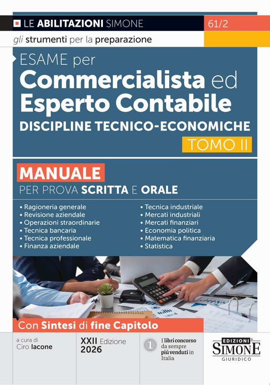 Esame per Commercialista ed Esperto Contabile – Discipline Tecnico-economiche – Tomo II
