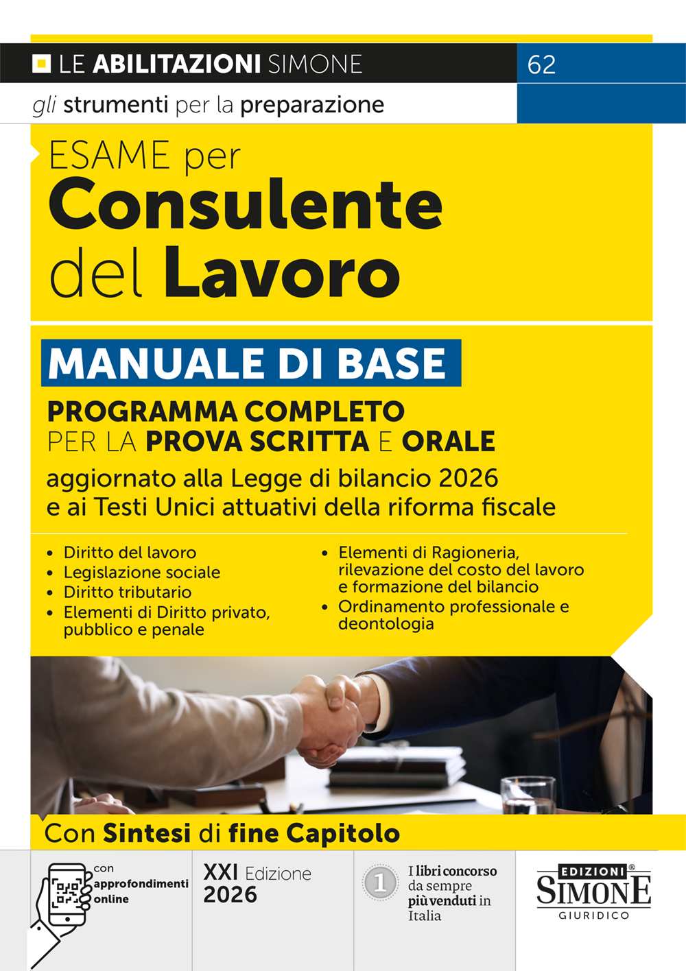 Esame per Consulente del Lavoro 2026 – Manuale di base