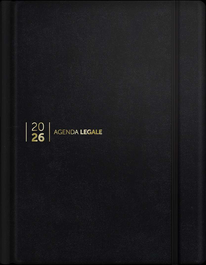 Agenda Legale 2026 Skin Black
