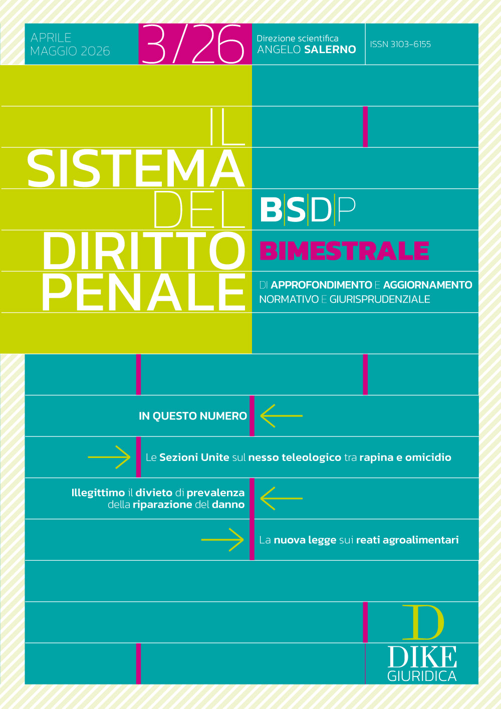 Il Sistema del Diritto Penale BIMESTRALE 2/2026 – (Aprile 2026/Maggio 2026)