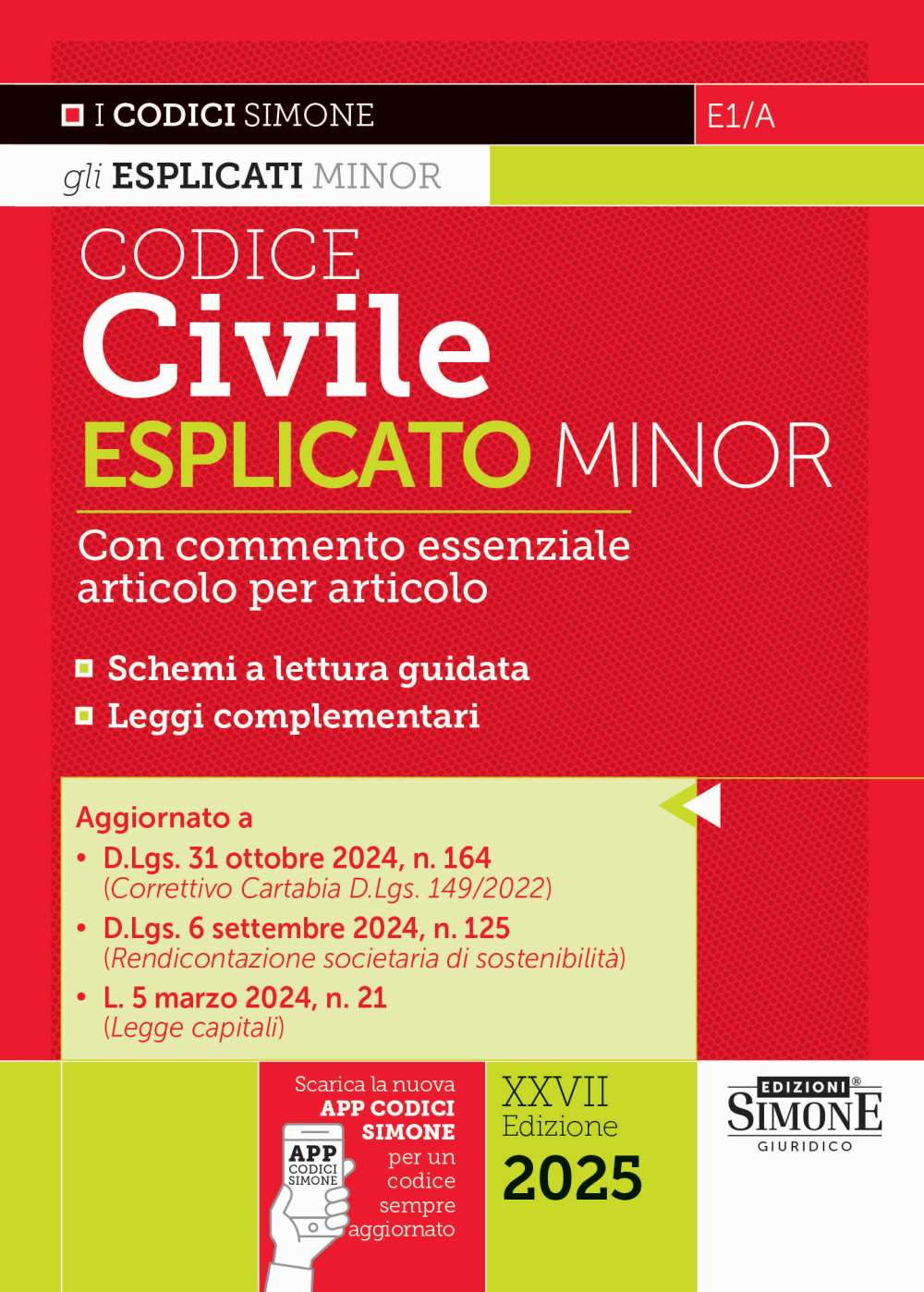 Codice Civile Esplicato Minor 2025