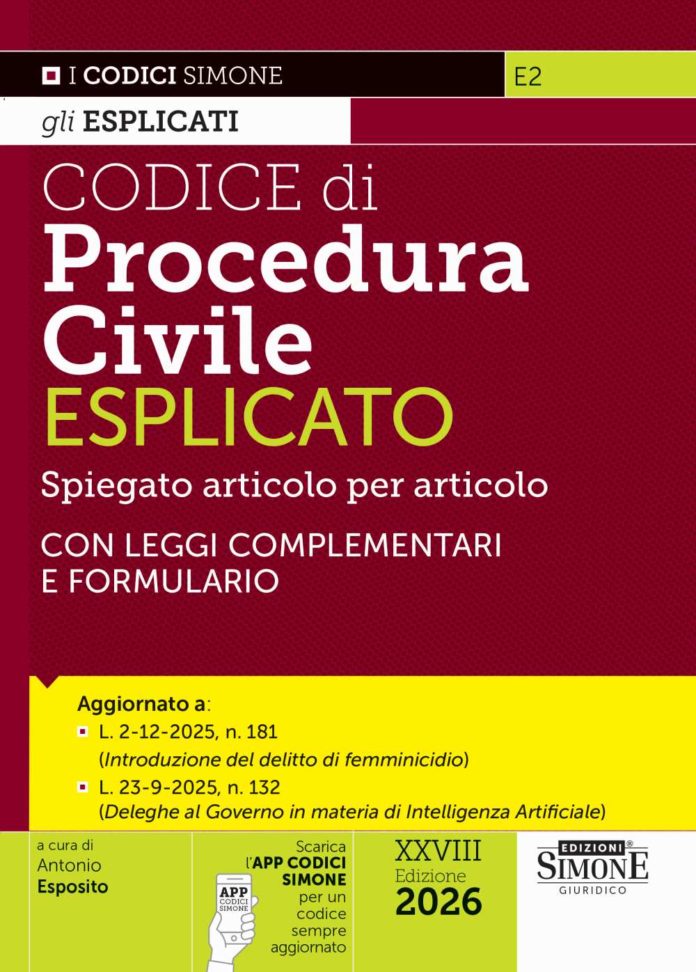 Codice di Procedura Civile Esplicato 2026