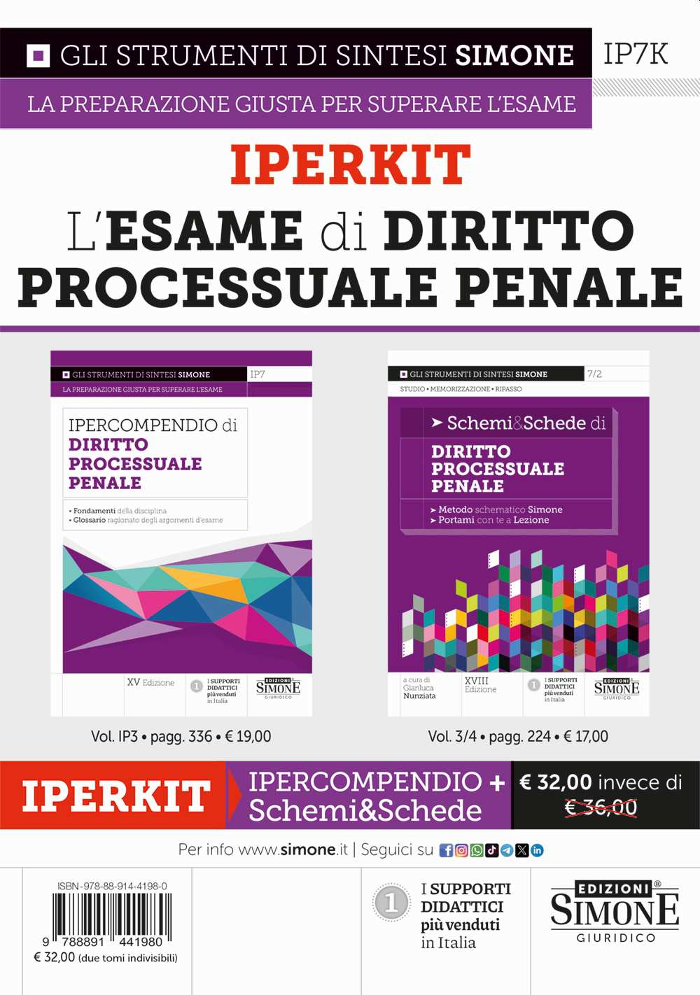 IPERKIT L’Esame di Diritto Processuale Penale – Ipercompendio + Schemi&Schede 2025