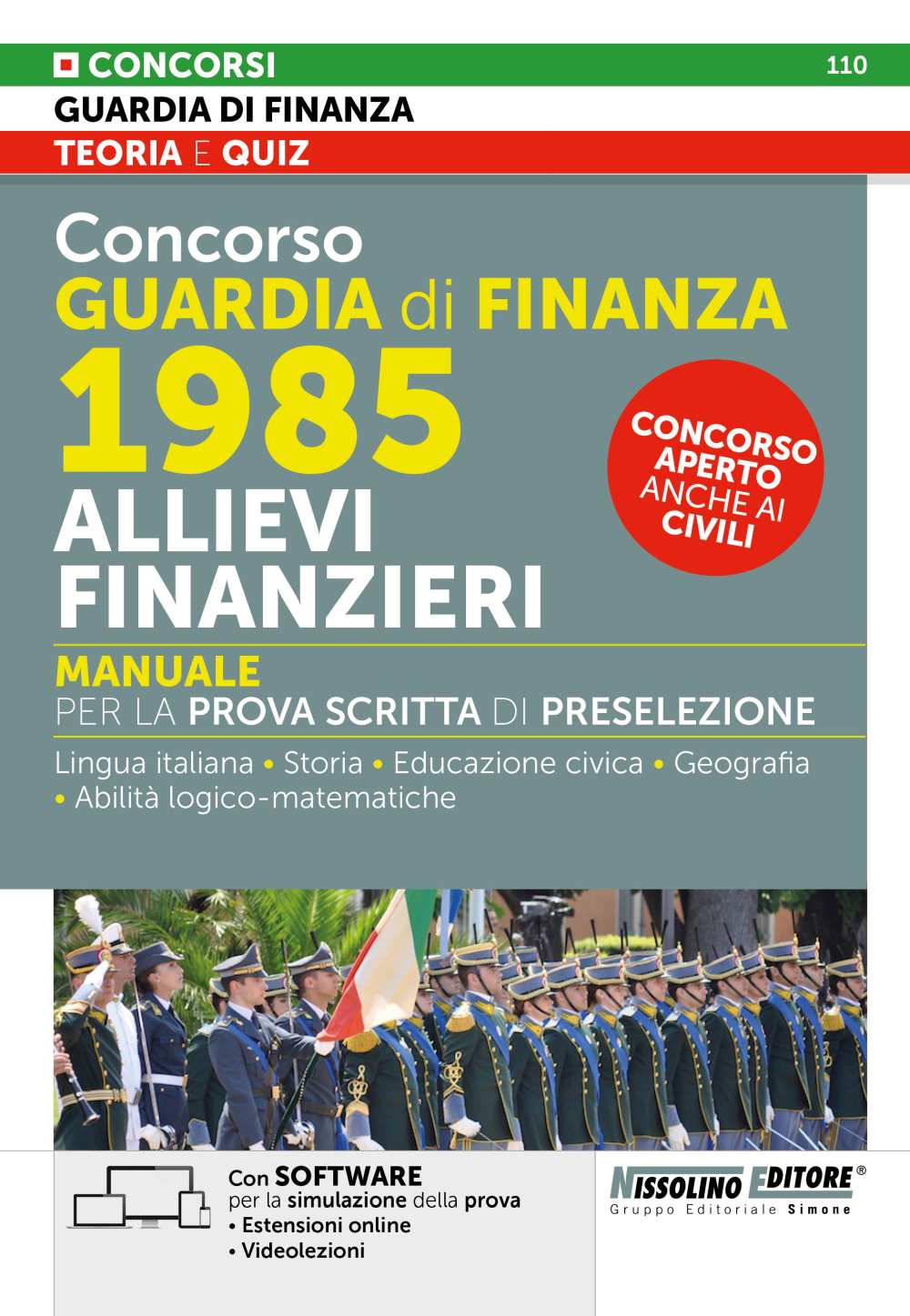 Concorso Guardia di Finanza 1985 Allievi Finanzieri – Manuale