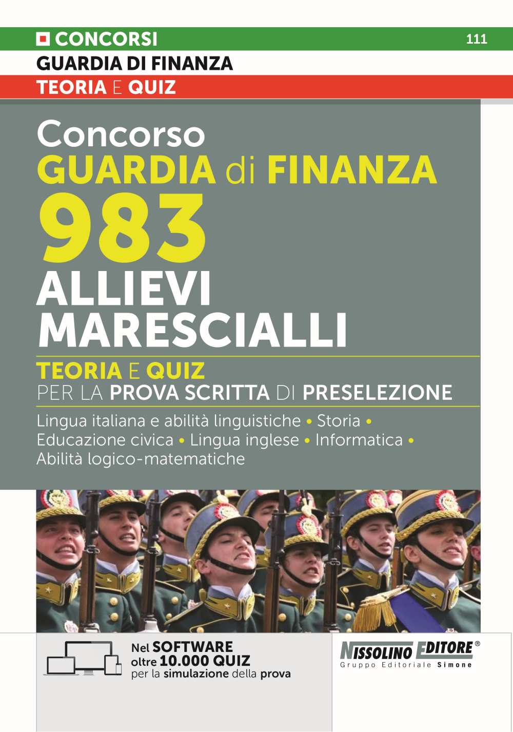 Concorso Guardia di Finanza 983 Allievi Marescialli – Teoria e Quiz per la prova scritta di preselezione