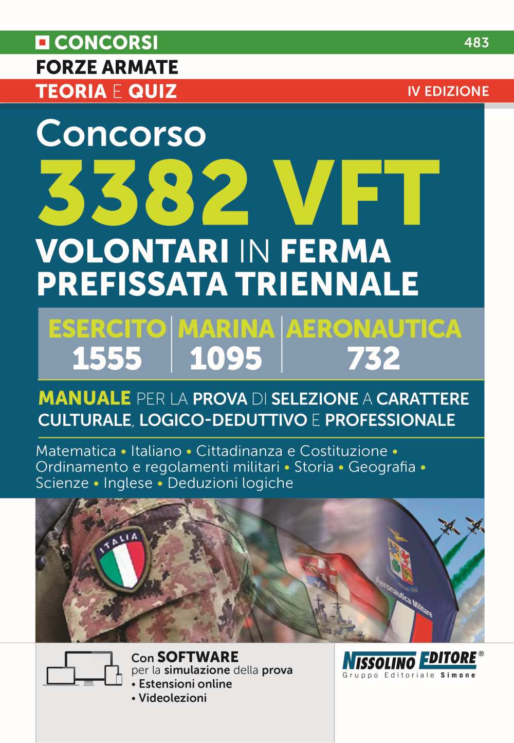 Concorso 3382 VFT Volontari in ferma prefissata triennale – Manuale