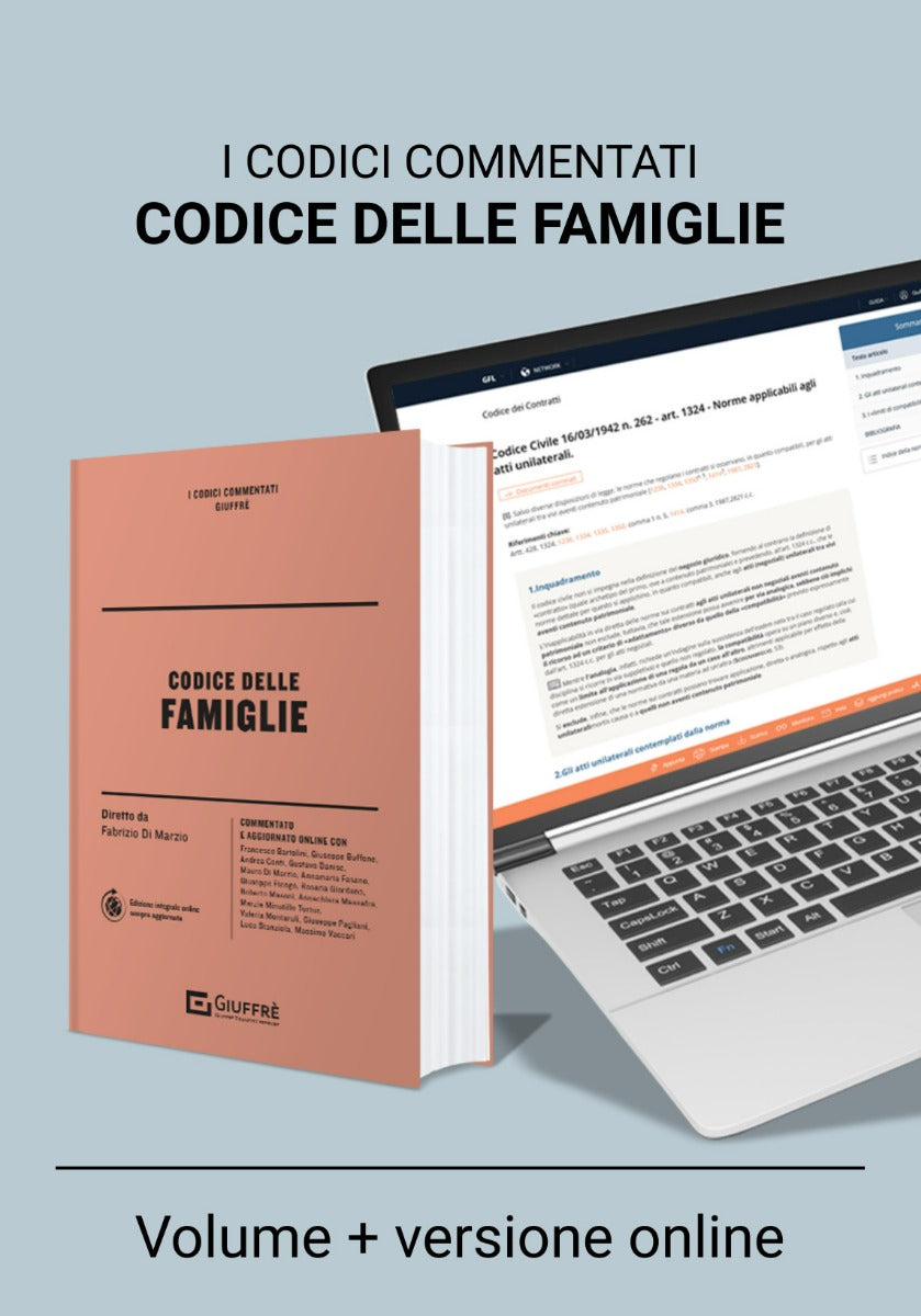 CODICE DELLE FAMIGLIE (CON VERSIONE ONLINE) (F. Di Marzio) Giuffrè - 9788828853480