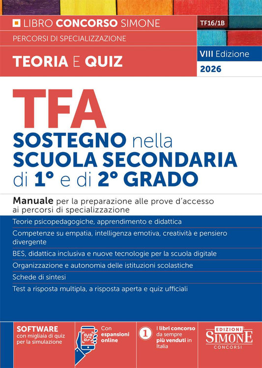 TFA Sostegno nella scuola secondaria di 1° e di 2° grado – Manuale